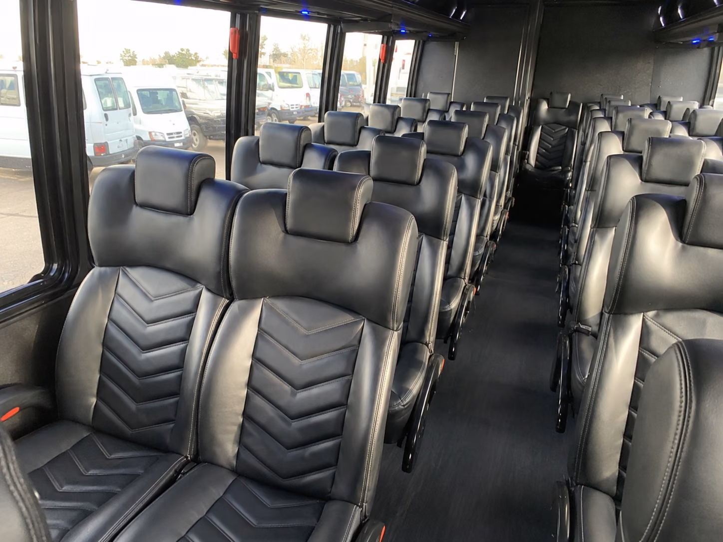 huntington beach airport transportation onboard seating